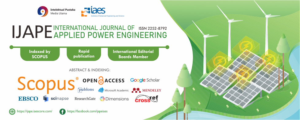Introducing International Journal of Applied Power Engineering (IJAPE) – Accepted for Scopus Journal