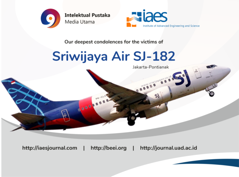 Condolences to Sriwijaya Air Crash Victims