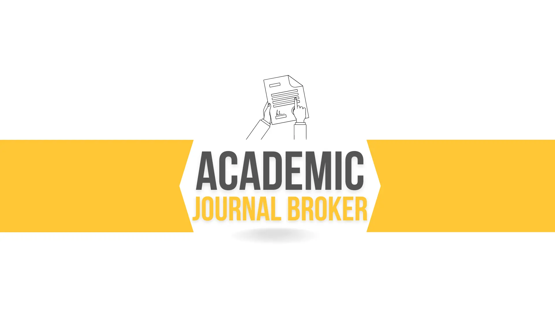 Are you sure you are using academic journal brokers?