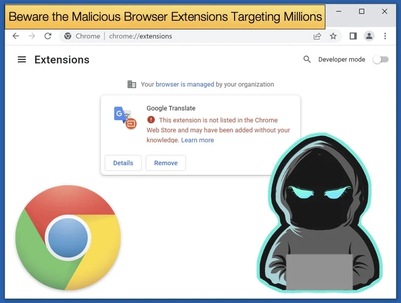 Security risks are present in over 50% of browser extensions