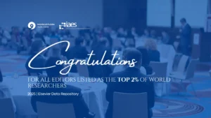 Congratulations to the Editorial Team included in the Top 2% of World Researchers 2025!